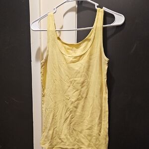 a.n.a Light Yellow Women's Tank Top